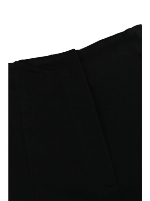 Pantaloni palazzo in punto milano nero Liviana Conti | CNTI88Y69-0